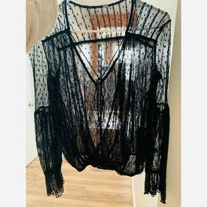 Free People Black Top